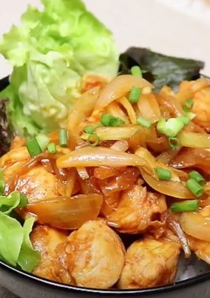 รูปของ ข้าวหน้าไก่เกาหลีง่ายๆ