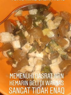 Foto resep Tumis kikil cabai hijau