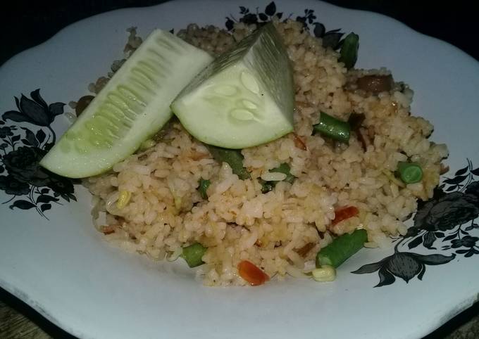 Resep Nasi Goreng Sayur No Msg Oleh Aisyah Cookpad