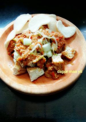 Foto resep Tahu siram bumbu kacang