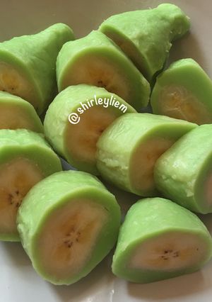 Foto resep 🍌Green Banana Ice aka Es Pisang Ijo💚