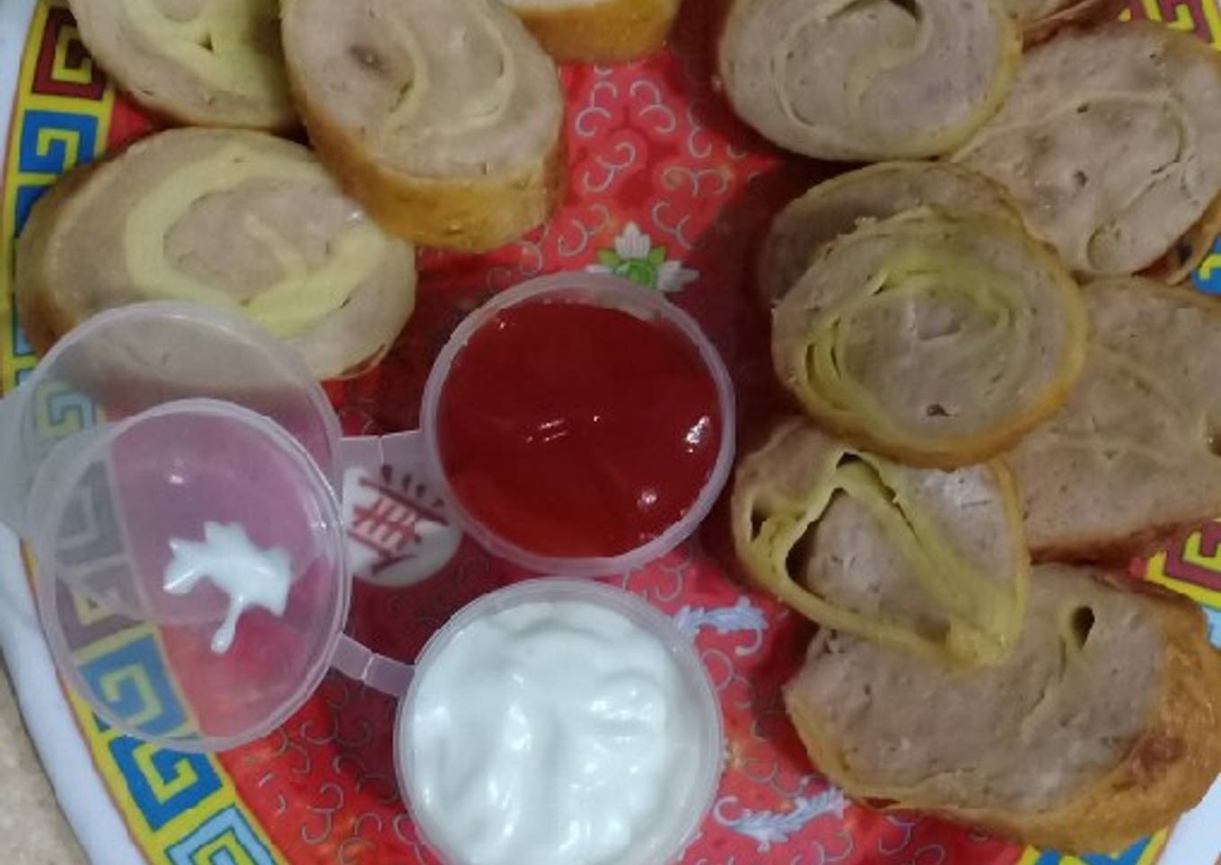 54. Chicken Egg Roll