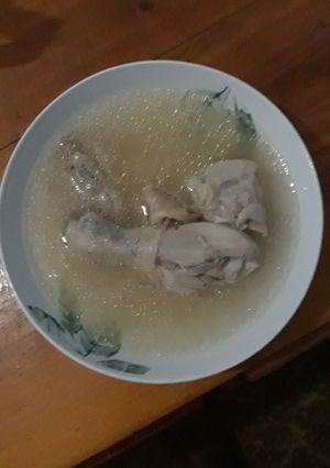 A picture of Chicken soup.