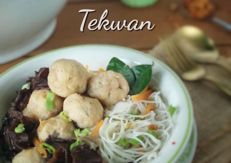 Bagaimana Membuat Tekwan, Sempurna