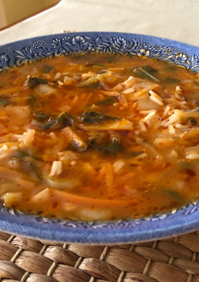 Una foto de Sopa juliana