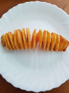 Spirál sültkrumpli recept fotója