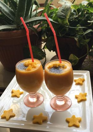 A picture of Mango smoothie.
