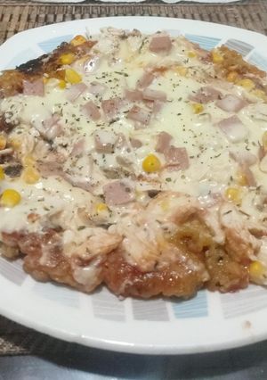 Una foto de Pizza de plátano