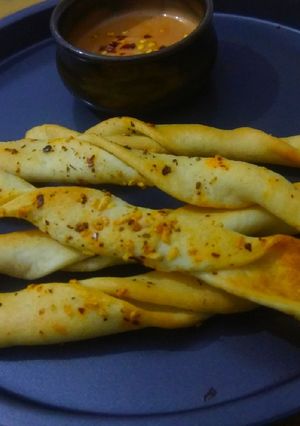 A picture of Garlic stick.