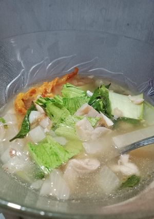 Foto resep Sup Ayam Jamur Daikon