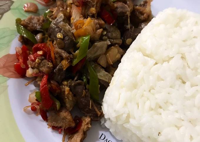 Daging Kambing Oseng Cabe by Didi