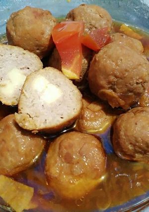 Foto resep Semur Bola bola Keju