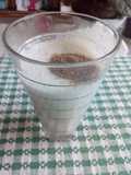 Batido de avena, manzana y linaza