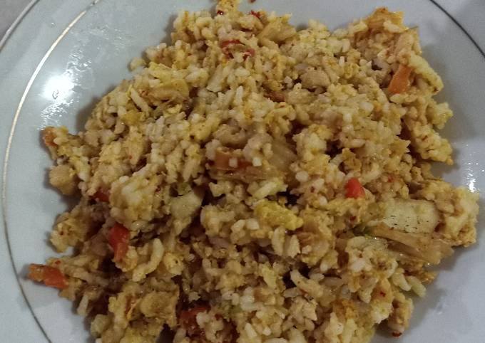 Langkah Mudah untuk Membuat Nasi goreng kimchi Ennaak Anti Gagal