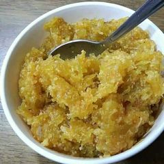A picture of Pineapple halwa.