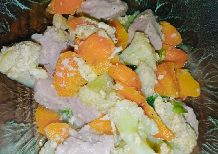 Orak arik telur bakso