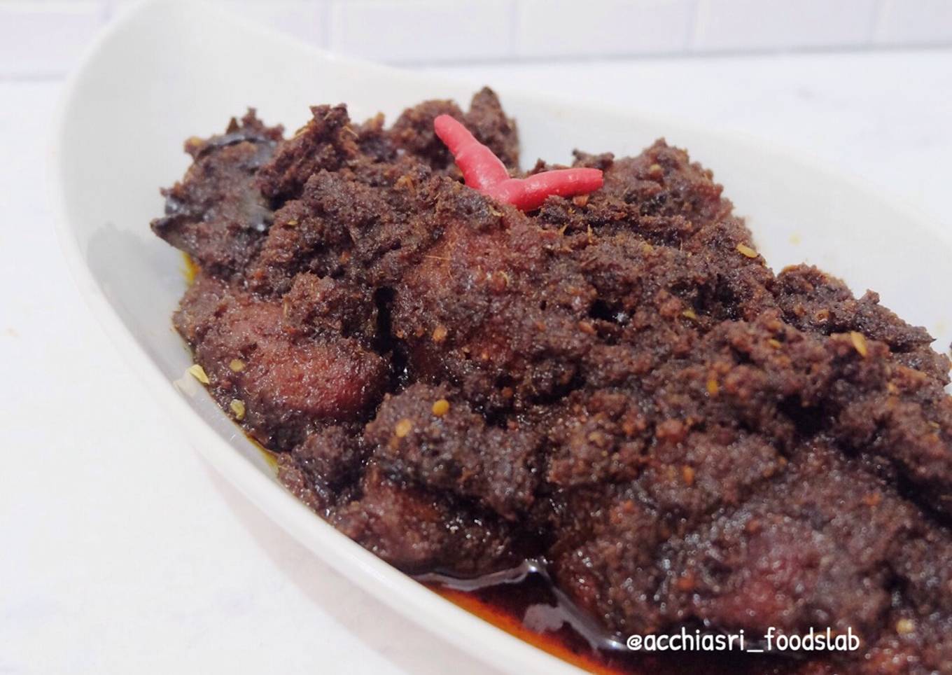 Rendang ala rm padang