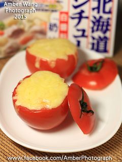 【北海道白醬烤】白醬焗烤蕃茄飯 的食譜成品照片