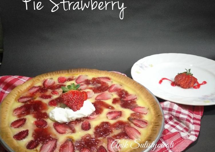 Pie strawberry