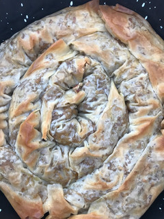 Una foto de Postre de masa filo y calabaza (receta búlgara)