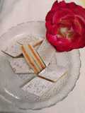 Sandwich Gulukand kaju katli