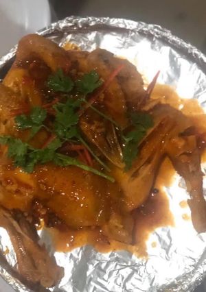 Hình của món Gà hấp mắm nhĩ (Chef Bi).