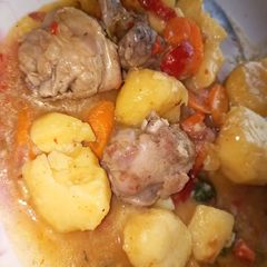 A picture of Irish potato porridge.