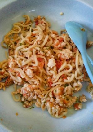 Foto resep Mie Goreng Ayam Menu Mpasi 12M+