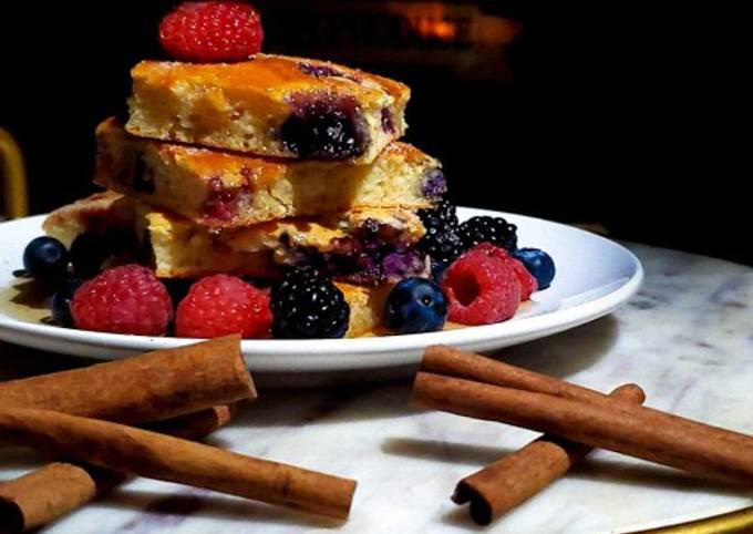 Baked Berry Berry Pancakes Recipe