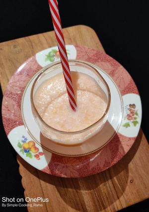 A picture of Musk Melon Shake..