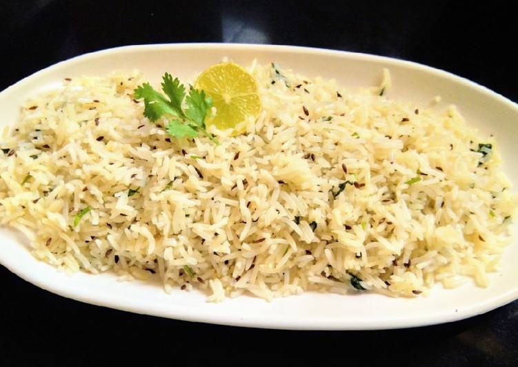 easy vegan Restaurant style jeera rice recipes | how to keep Restaurant style jeera rice