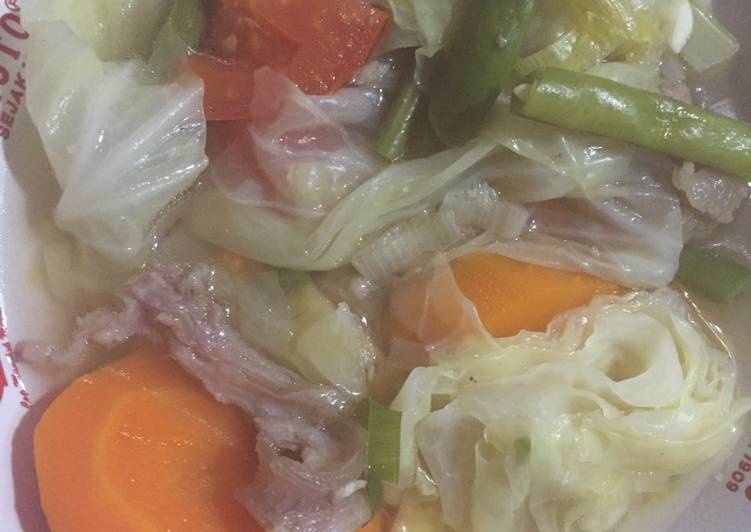 Resep Sayur Sop Mudah, Lezat