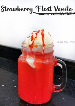 Gambar Strawberry Float Vanila