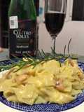 Tagliatelle alla Carbonara (Tallarines a la Carbonara)