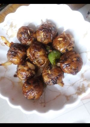 A picture of Leftover Chapati Manchurian.