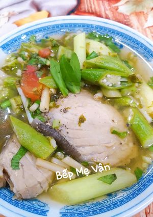 Hình của món Canh chua cá cờ.