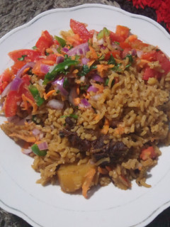 A picture of Beef Pilau #festiveseasoncontestKakamega #Authormarathon.