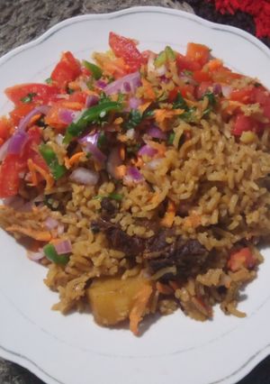A picture of Beef Pilau #festiveseasoncontestKakamega #Authormarathon.