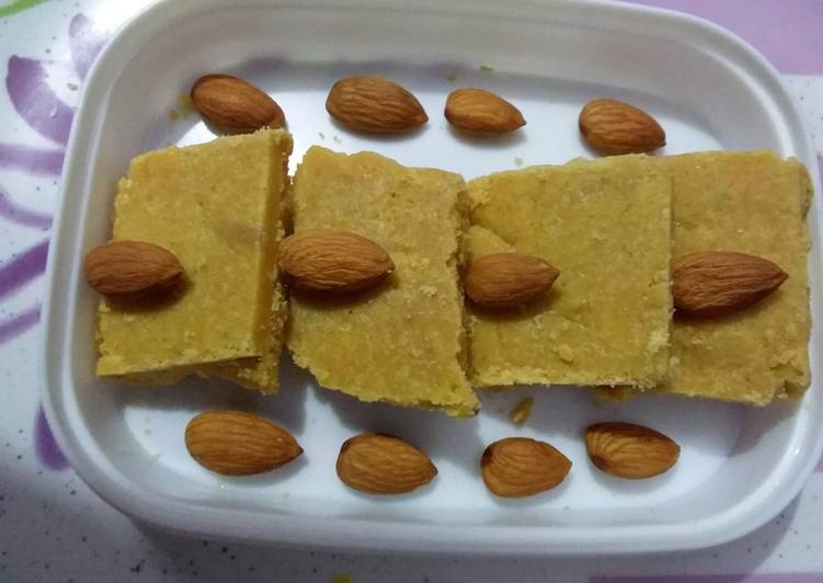 Besan burfi