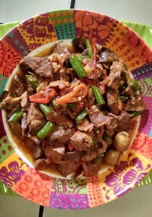 Foto resep Ati ampela pedas saos tiram