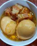 Ba chỉ kho trứng