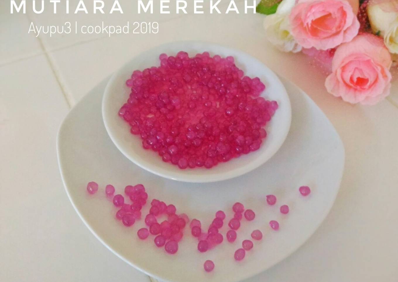 Tips merebus Mutiara agar merekah (cendol mutiara)