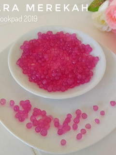 Foto resep Tips merebus Mutiara agar merekah (cendol mutiara)