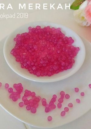 Foto resep Tips merebus Mutiara agar merekah (cendol mutiara)