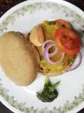 Whole wheat panner burger
