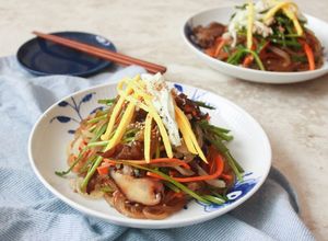 Foto resep Japchae Bihun goreng resep asli korea