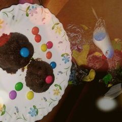 A picture of Nutela cup cake.