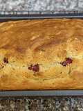 Vegan: Cranberry, sunflower beer bread