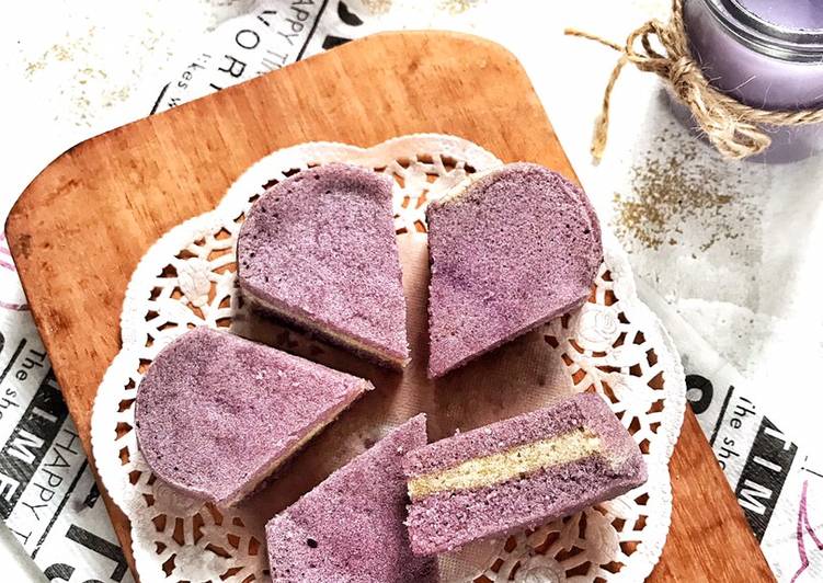 Cake kukus lapis taro