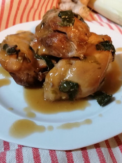 Foto di Pollo al porro e salsa di soia